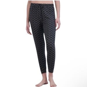 Tahari Relaxed Fit Geo Print Jogger Pajama Pants XL New With Tags